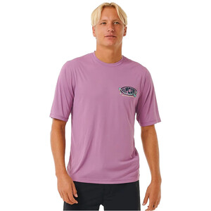 2024 Rip Curl Mens Mason Pipe Surflite UPF Rash Vest 14XMRV - Dusty Purple